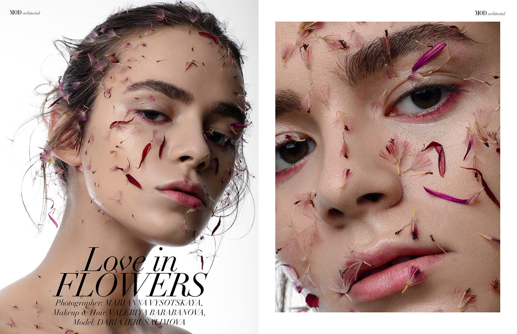 'Love in Flowers' by Marianna Vysotskaya webitorial MOD Magazine