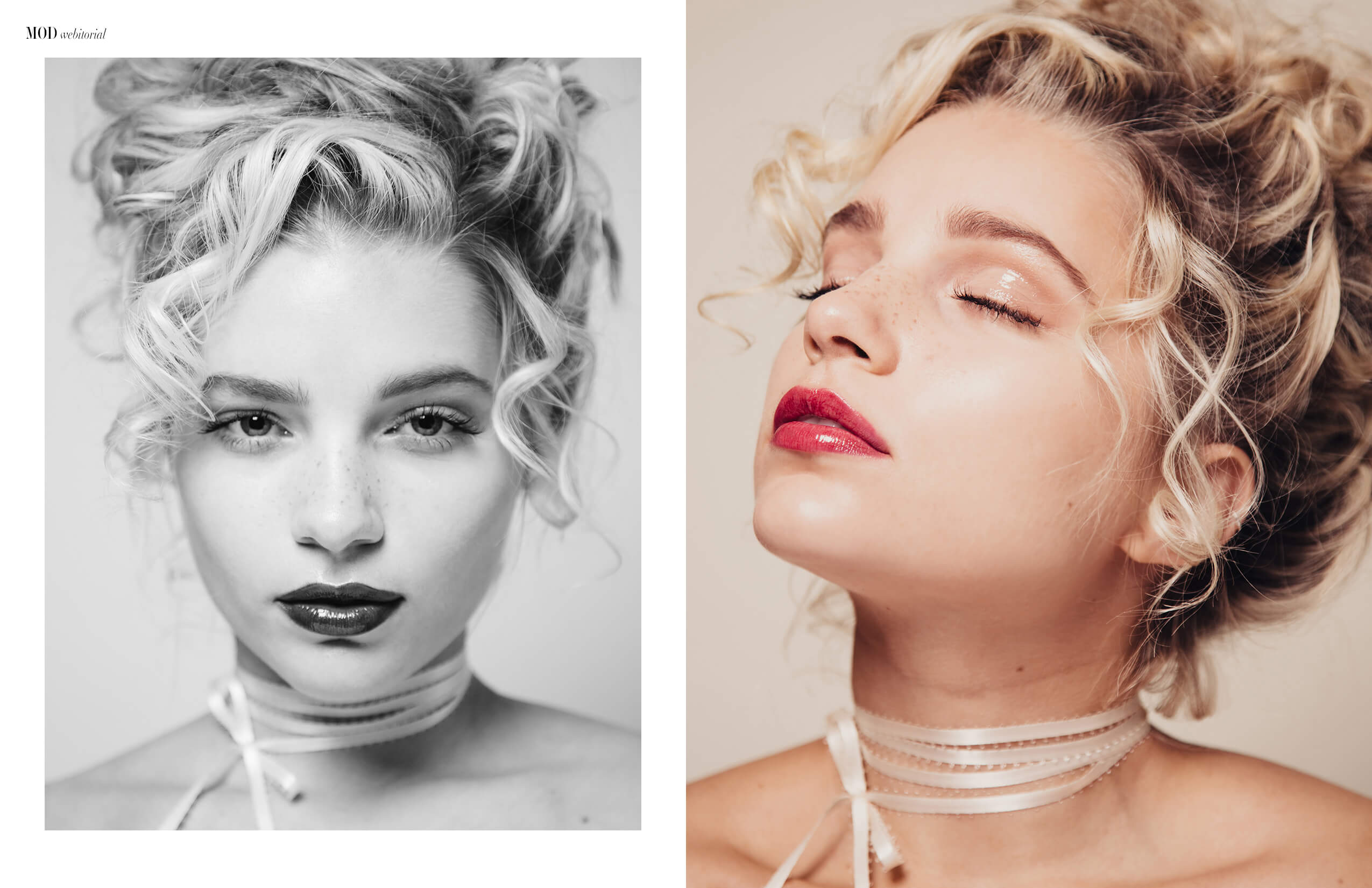 MOD Magazine webitorial Glam & Glossy by Hope Helmuth