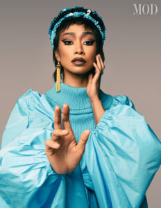 Tati Gabrielle, Netflix 'You' actress - MOD Magazine cover 