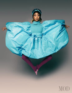 Tati Gabrielle, Netflix 'You' actress - MOD Magazine cover 