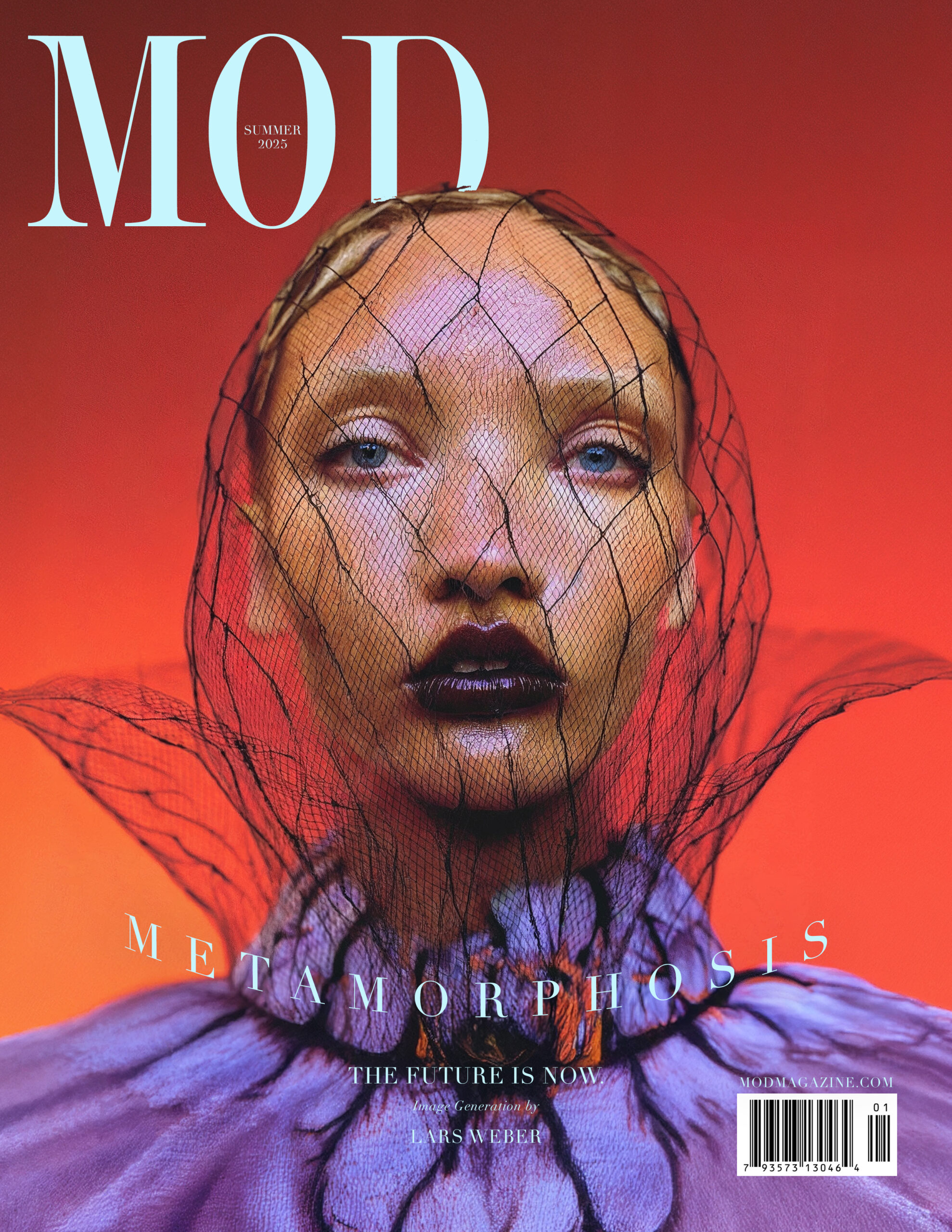 MOD Magazine Cover AI Lars Weber Fashion Photo Shoot