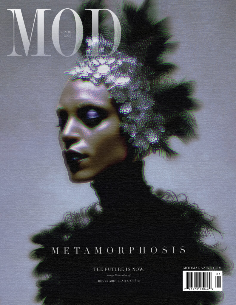 MOD Magazine Cover AI Fashion Photo Shoot Ope M