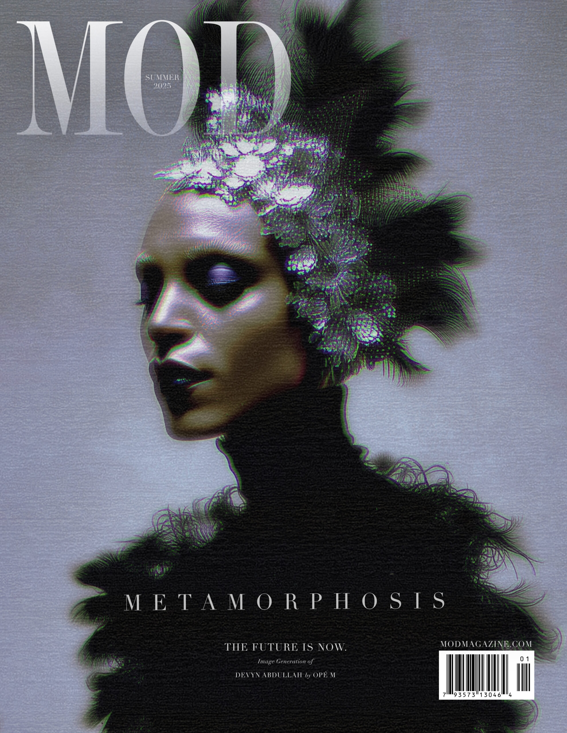MOD Magazine Cover AI Fashion Photo Shoot Ope M