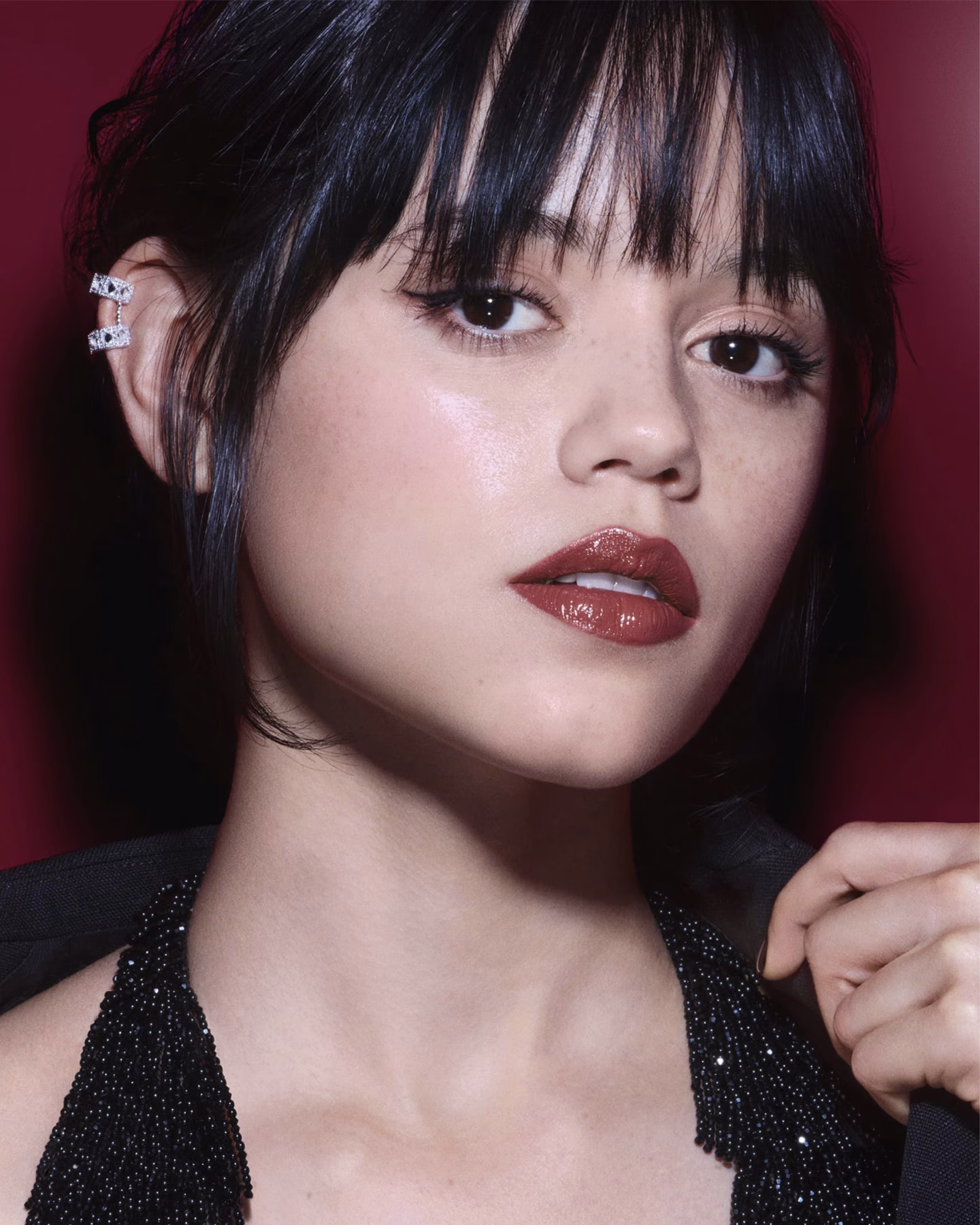 Jenna Ortega Christian Dior Rouge Dior On Stage Lipstick Collection Campaign MOD Magazine