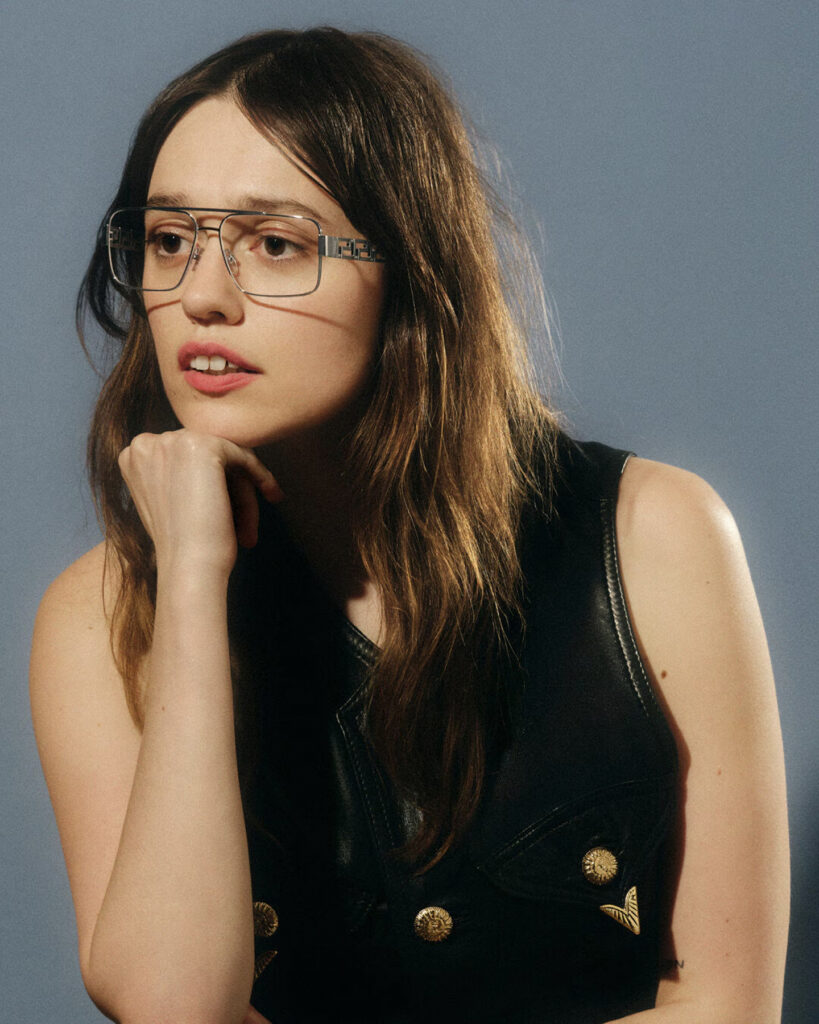 Versace Greca Eyewear Campaign Starring Aimee Lou Wood & Joseph Quinn - MOD Magazine