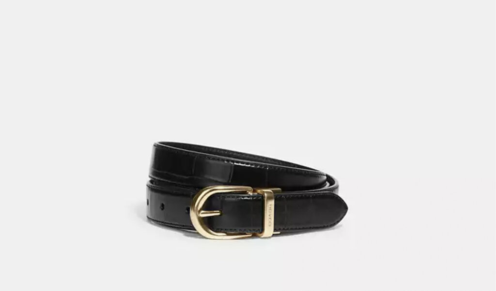 MOD Magazine Holiday Editor's Gift Guide - Coach Classic Buckle Cut-To-Size Reversible Belt