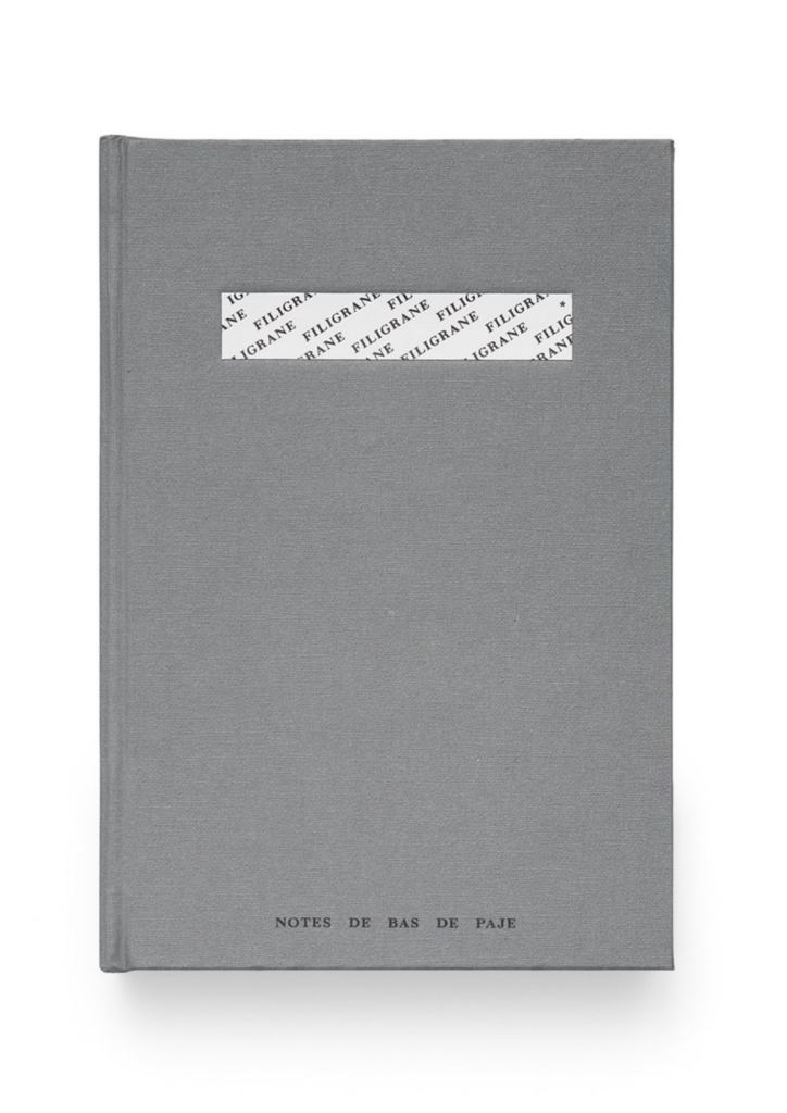 TANT D'AVENIR & NOTES DE BAS DE PAJE FILIGRANE COLLABORATION - MOD MAGAZINE