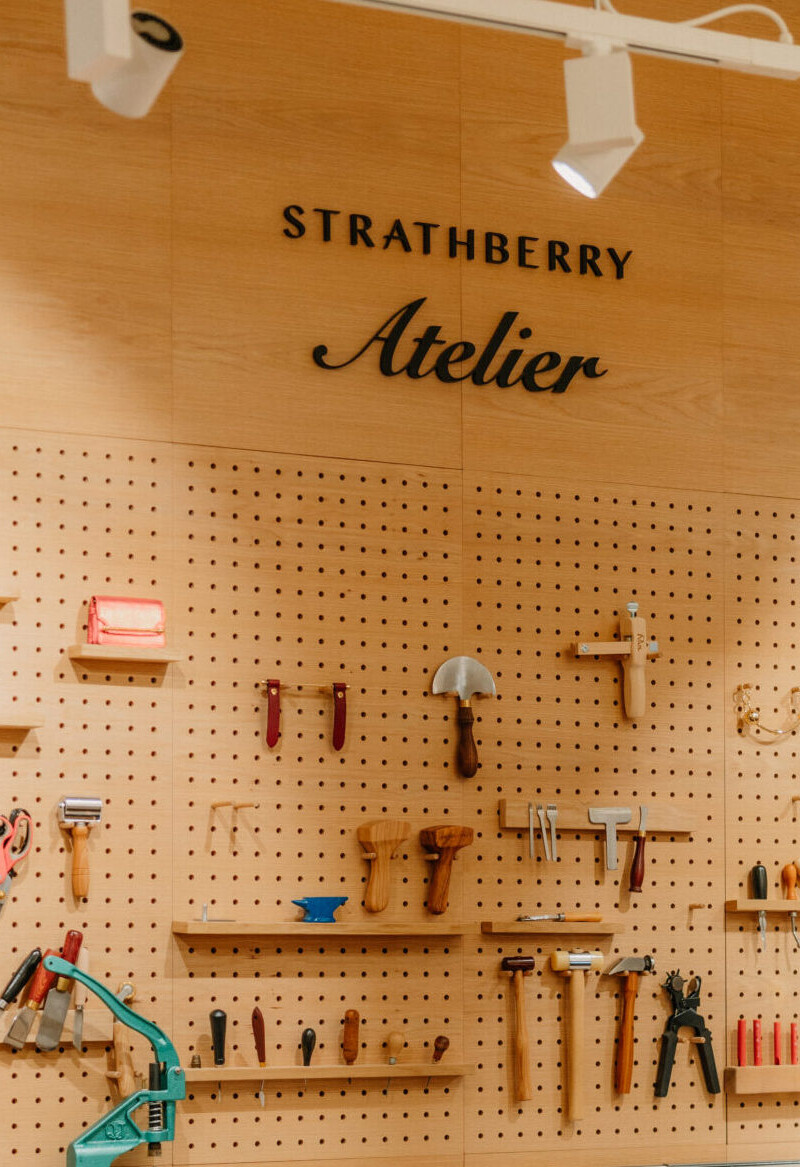 All photography taken by Calum Huntington, provided by Strathberry. Inside the Strathberry Atelier Townhouse, Edinburgh, Scotland