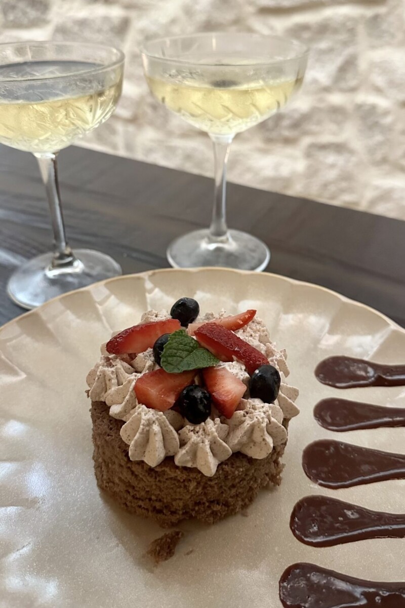 Chocolate tres leches cake