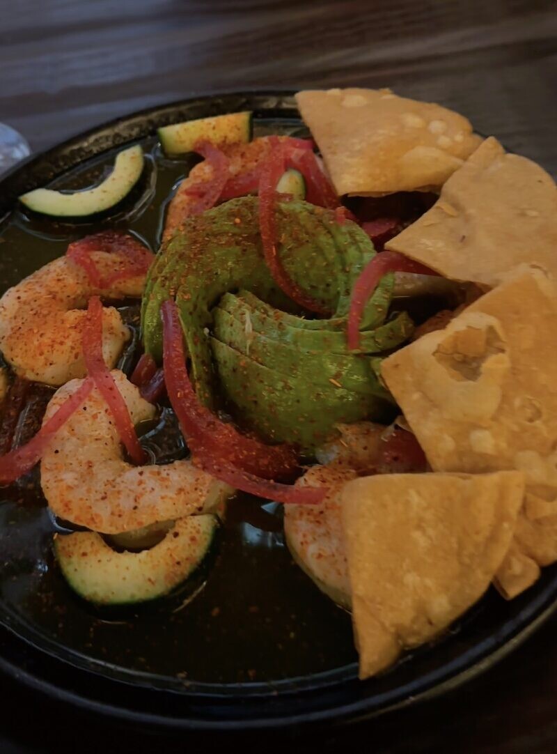 Agua chile de camaron