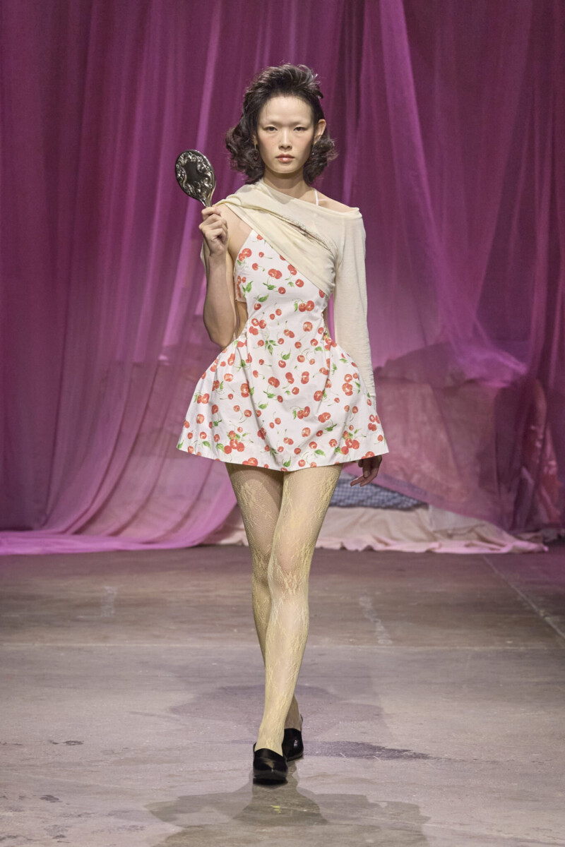 180 Strand London, 19th September 2026. A model walks in the Yuhan Wang Runway Show. © Olu Ogunshakin / Chris Yates Media
