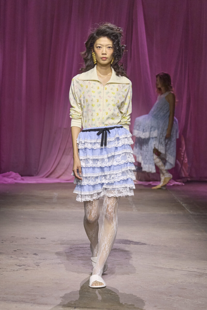 180 Strand London, 19th September 2026. A model walks in the Yuhan Wang Runway Show. © Olu Ogunshakin / Chris Yates Media