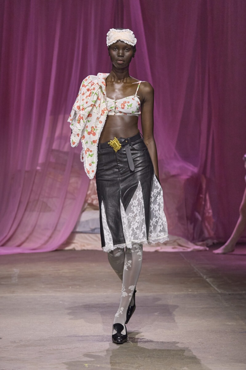 180 Strand London, 19th September 2026. A model walks in the Yuhan Wang Runway Show. © Olu Ogunshakin / Chris Yates Media