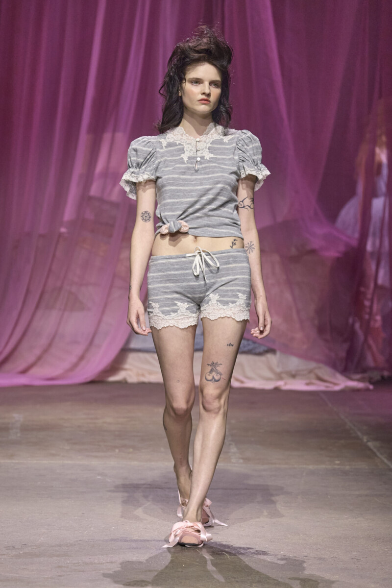 180 Strand London, 19th September 2026. A model walks in the Yuhan Wang Runway Show. © Olu Ogunshakin / Chris Yates Media
